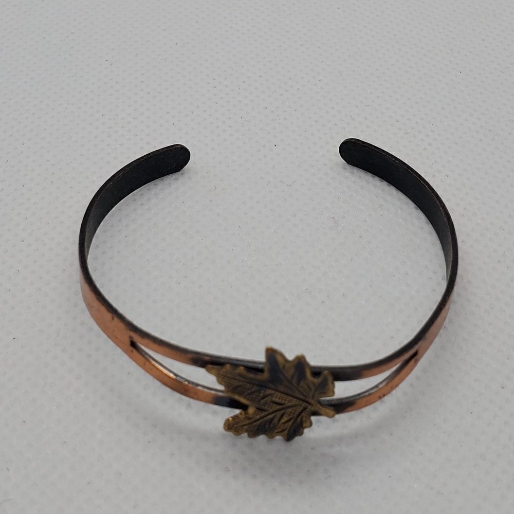 Copper Leaf Bracelet 